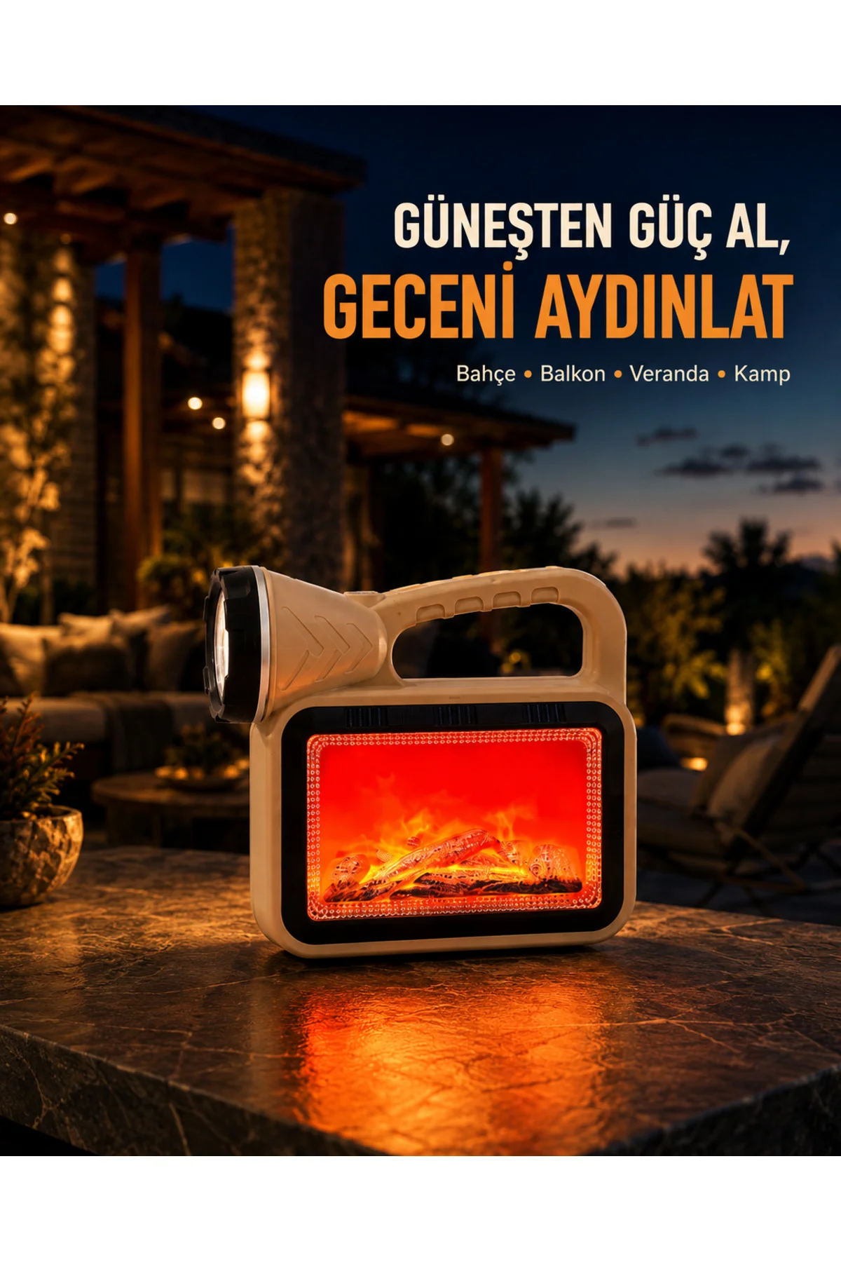 Güneş Enerjili Alev Efektli Lamba Cob Led Su Geçirmez Çok Fonksiyonlu Güneş Enerjili Alev Efektli Lamba Cob Led Su Geçirmez Çok Fonksiyonlu