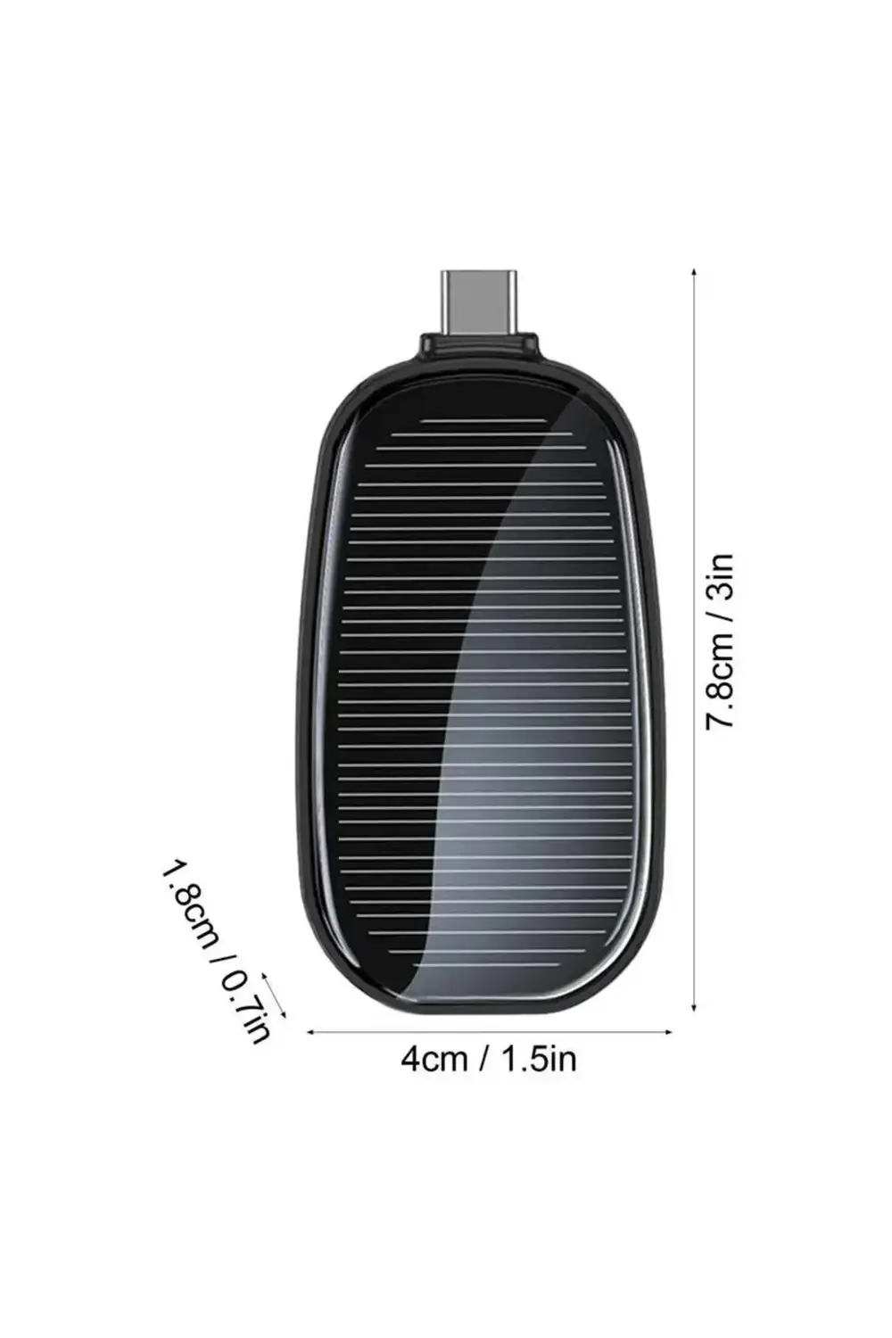 Güneş enerjili anahtarlık powerbank