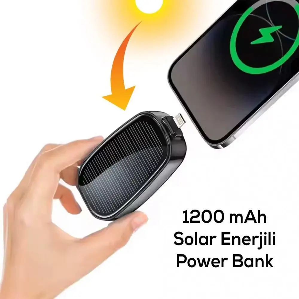 Güneş enerjili anahtarlık powerbank