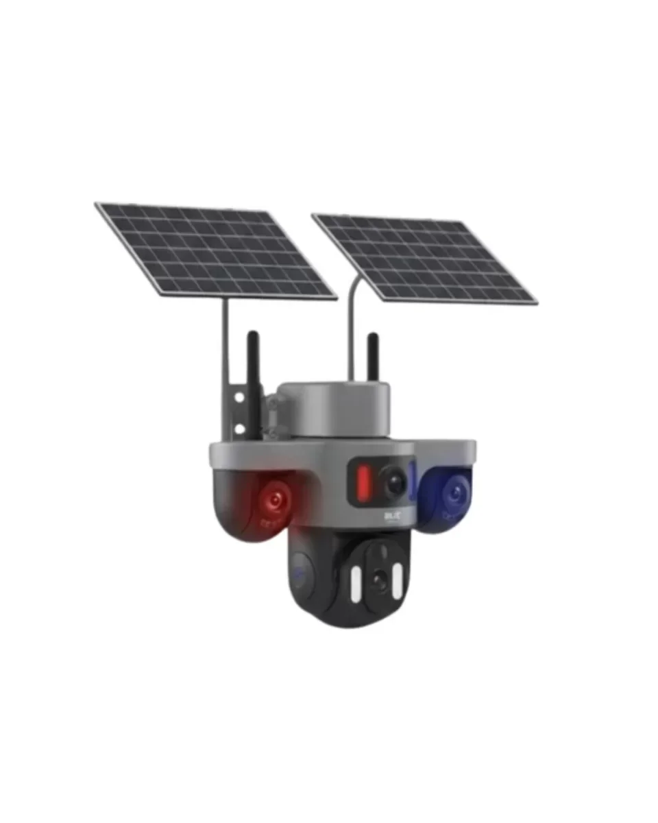 Güneş Enerjili Arıcı Kamerası 4G 9MP 3 Lens Yayla Güvenlik Kamerası 2 Yıl Garantili