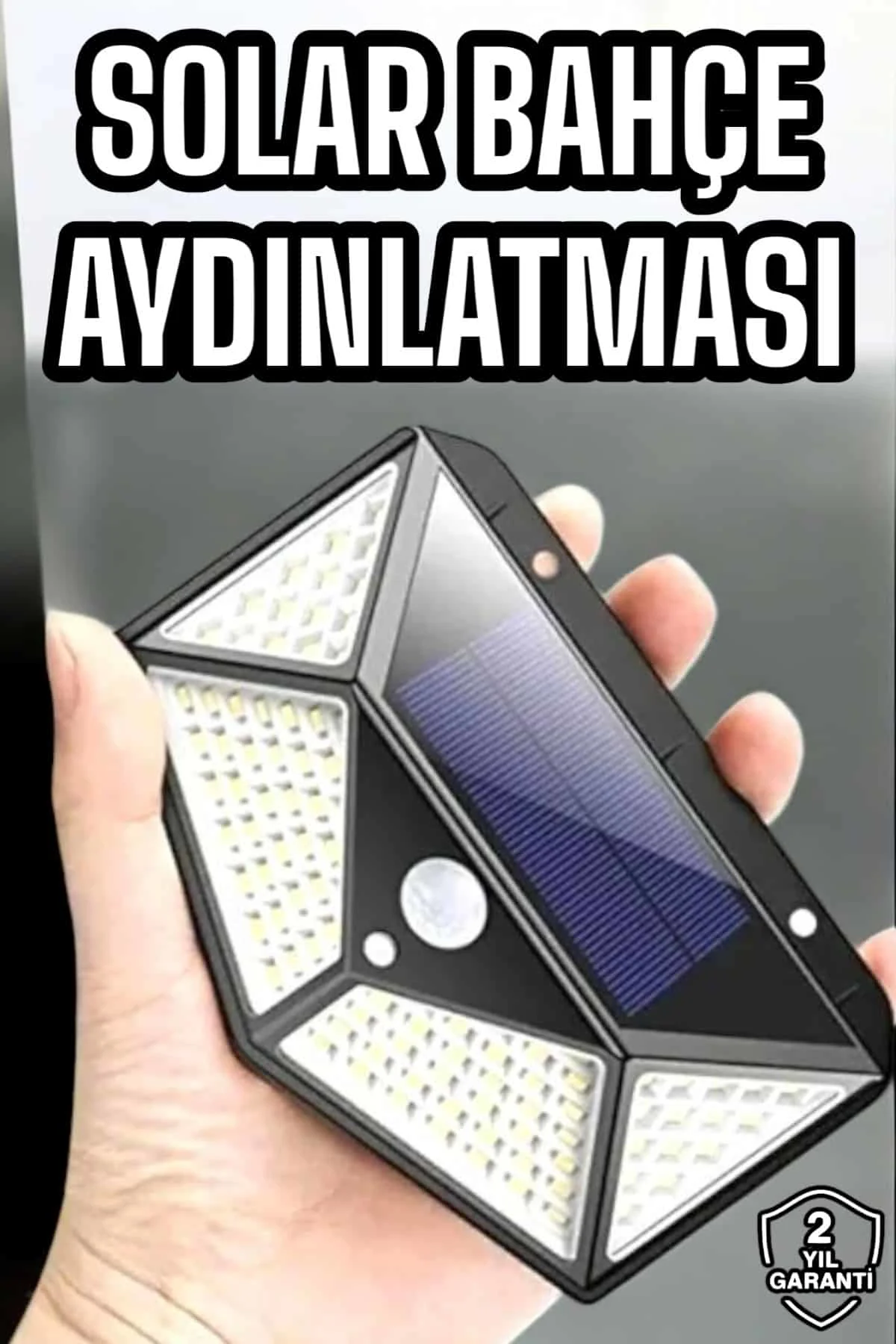 Güneş Enerjili Bahçe Aydınlatma Lambası Solar 100 Led Lamba Fiyatı, Yorumları ve Özellikleri