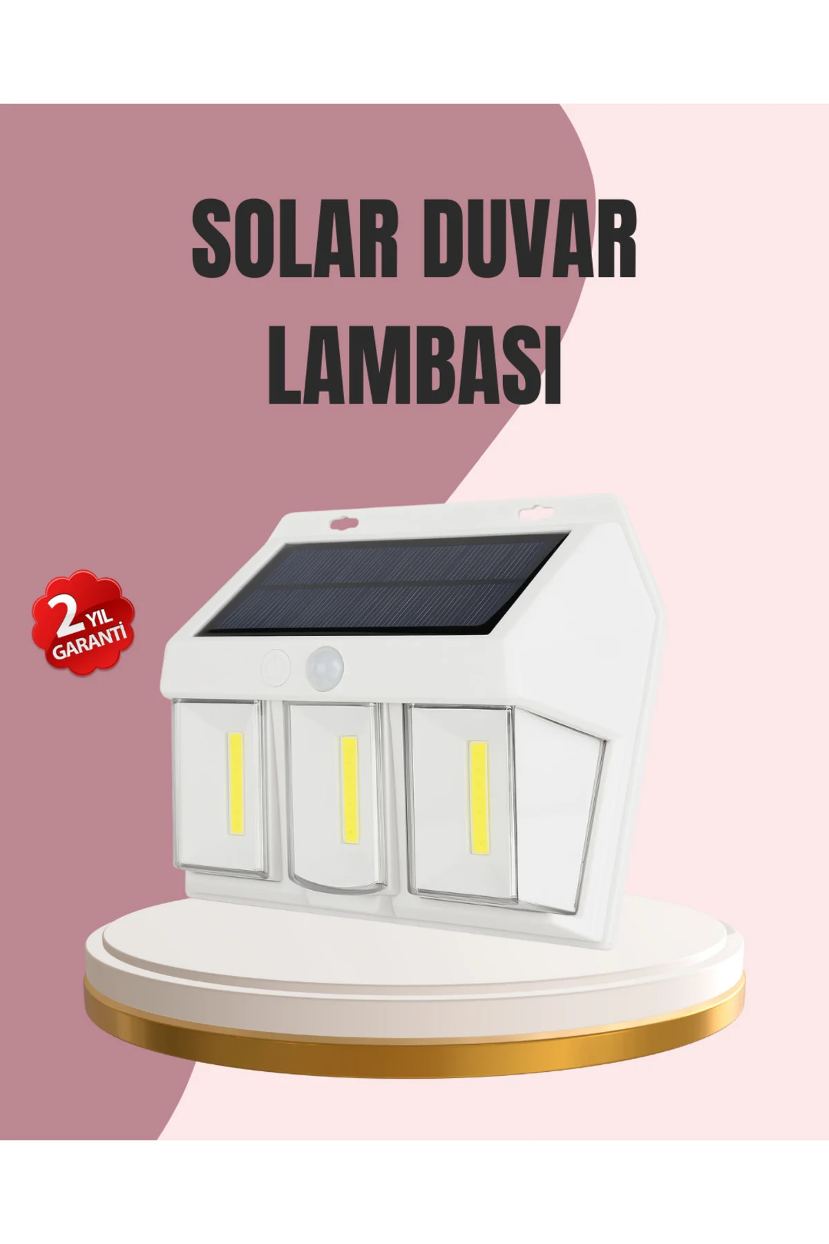 Güneş Enerjili Bahçe ve Duvar Aydınlatma – BK-618-3 LED Lamba