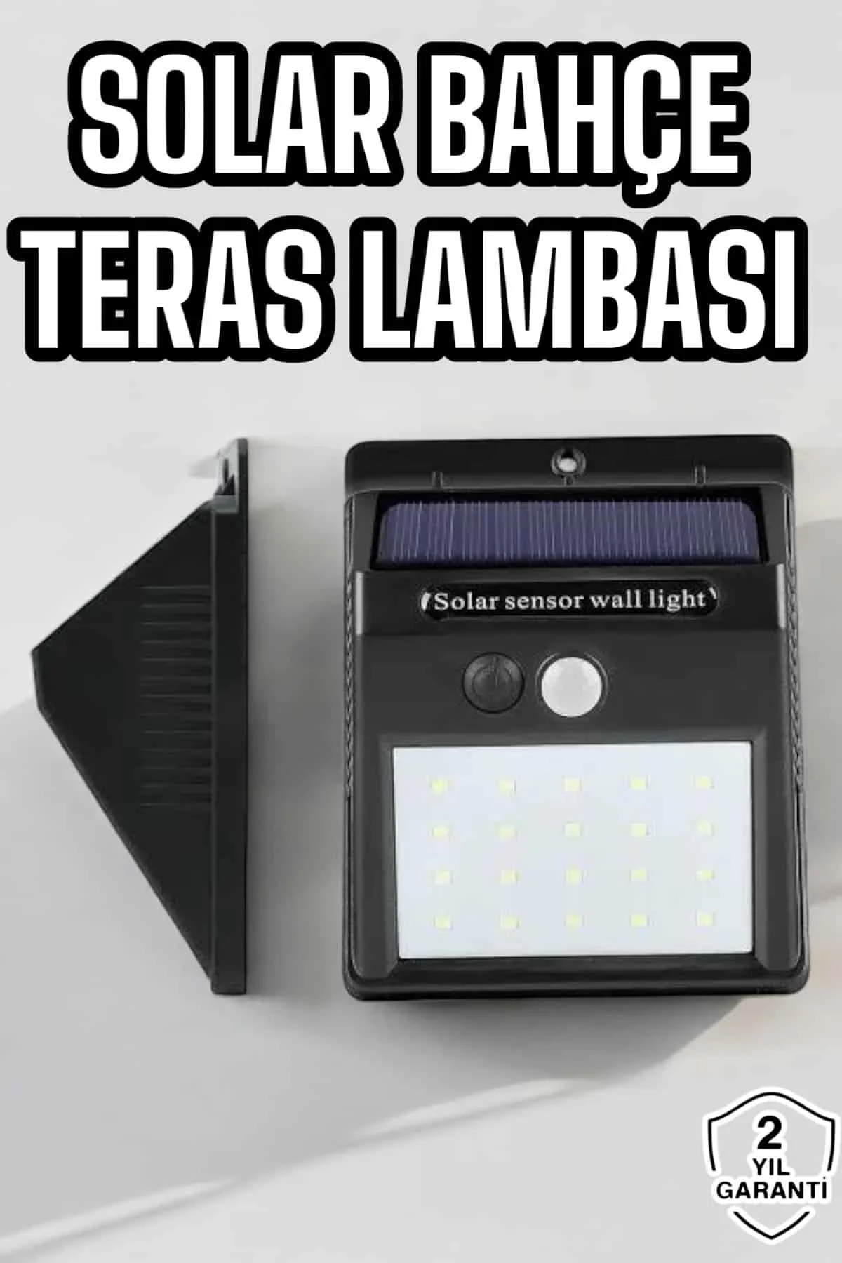 Güneş Enerjili Bahçe Lambası Solar Gece Aydınlatma Sensörlü Lamba Fiyatı, Yorumları ve Özellikleri