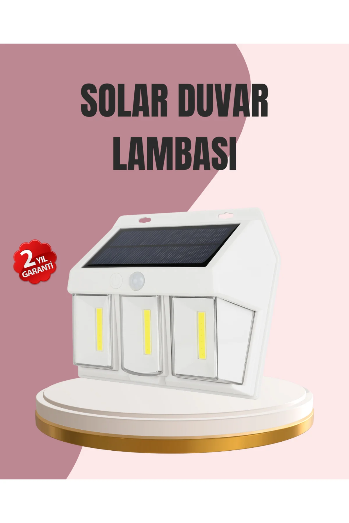 Güneş Enerjili Bahçe ve Duvar Aydınlatma – BK-618-3 LED Lamba