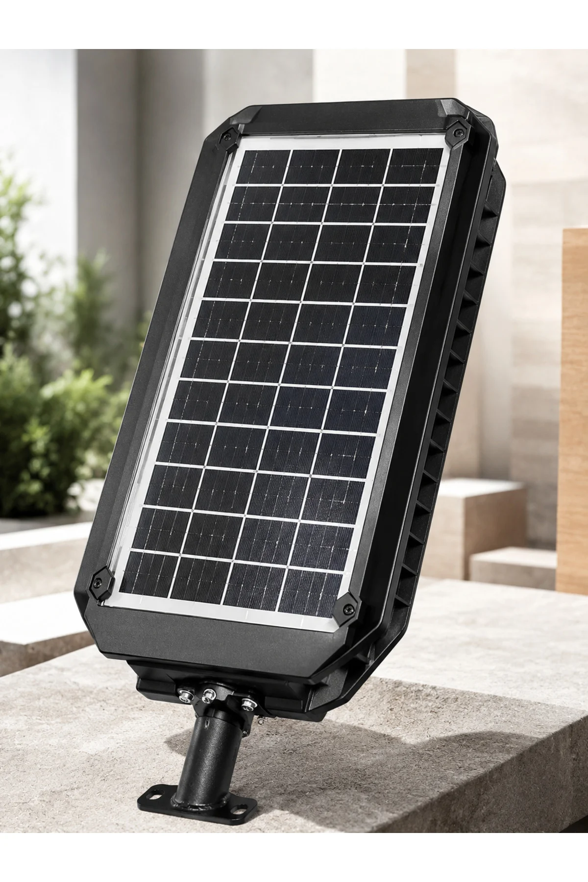 Güneş Enerjili Dış Mekan LED Lambası Geniş Aydınlatma Açılı Akıllı Sokak Lambası - Görsel 2