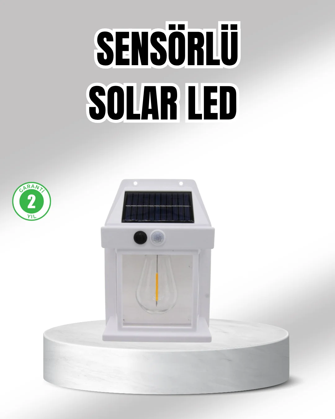Güneş Enerjili Dış Mekan Sensörlü Duvar Lambası IP65 Su Geçirmez Güneş Enerjili Dış Mekan Sensörlü Duvar Lambası IP65 Su Geçirmez