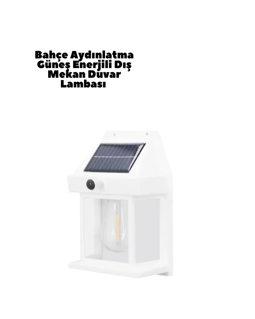 Güneş Enerjili Duvar Lambası BK888