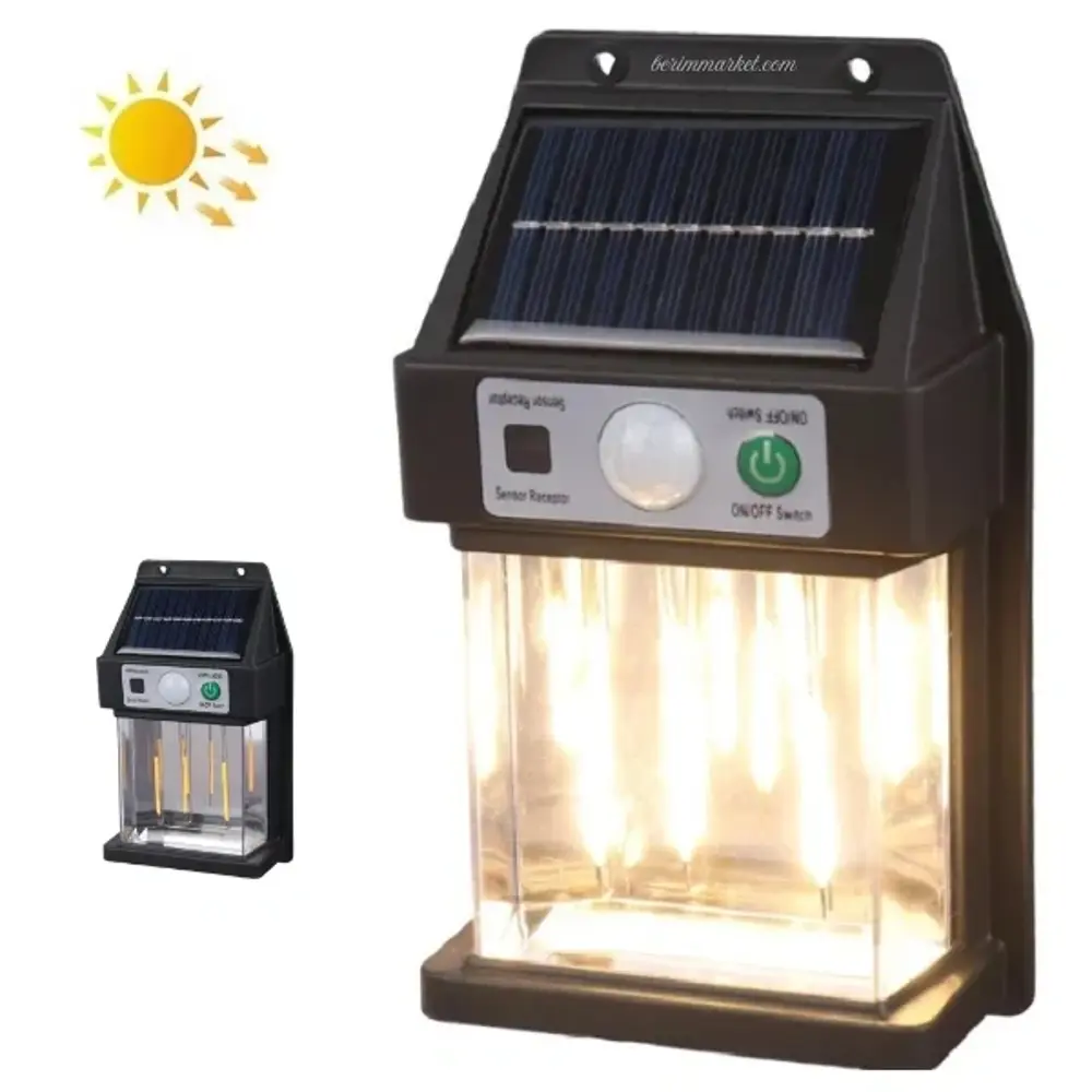 Güneş Enerjili Duvar Lambası YX-666 3W (4741)