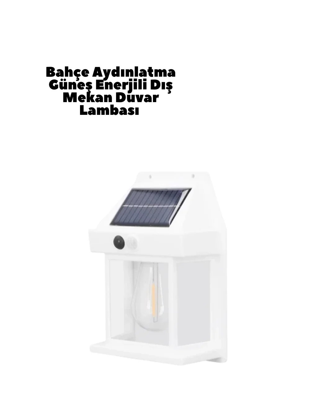 Güneş Enerjili Duvar Lambası BK888 Güneş Enerjili Duvar Lambası BK888