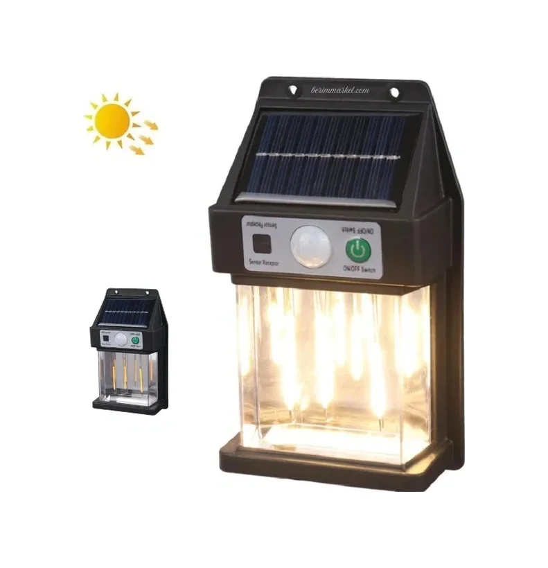 Güneş Enerjili Duvar Lambası Yx-666 3w 5224