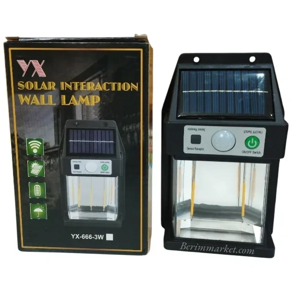 Güneş Enerjili Duvar Lambası Yx-666 3w Bx40 Fiyatı, Yorumları ve Özellikleri