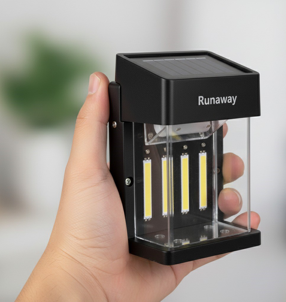 Güneş Enerjili Hareket Sensörlü Duvar Lambası Su Geçirmez Güneş Enerjili Hareket Sensörlü Duvar Lambası Su Geçirmez