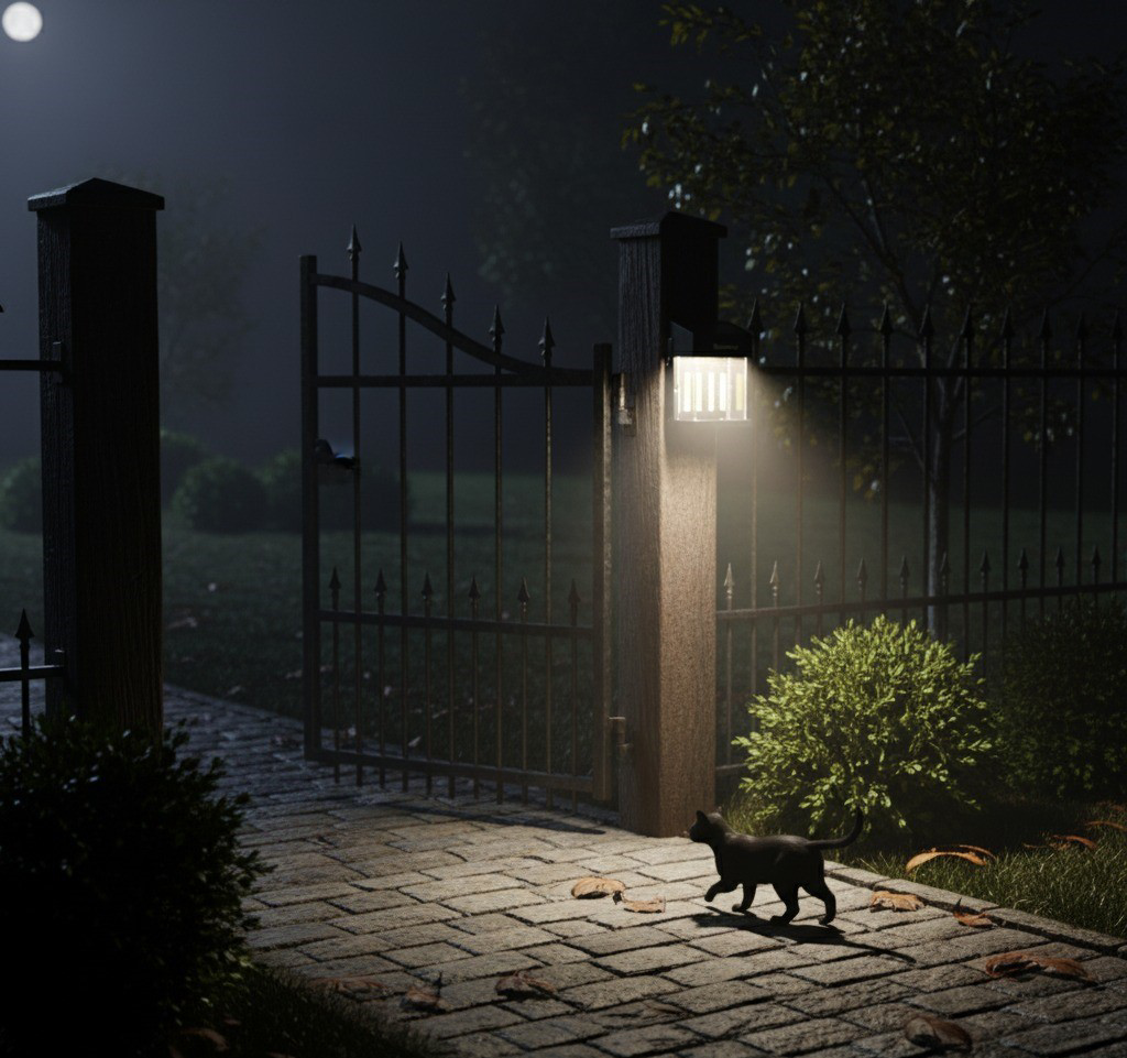 Güneş Enerjili Hareket Sensörlü Duvar Lambası Su Geçirmez Güneş Enerjili Hareket Sensörlü Duvar Lambası Su Geçirmez