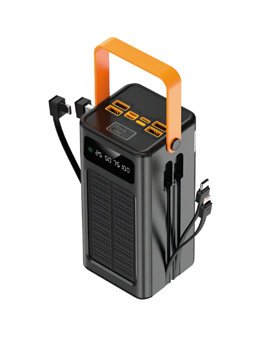Güneş Enerjili Hızlı Şarj Powerbank Taşınabilir Yüksek Kapasiteli 80.000