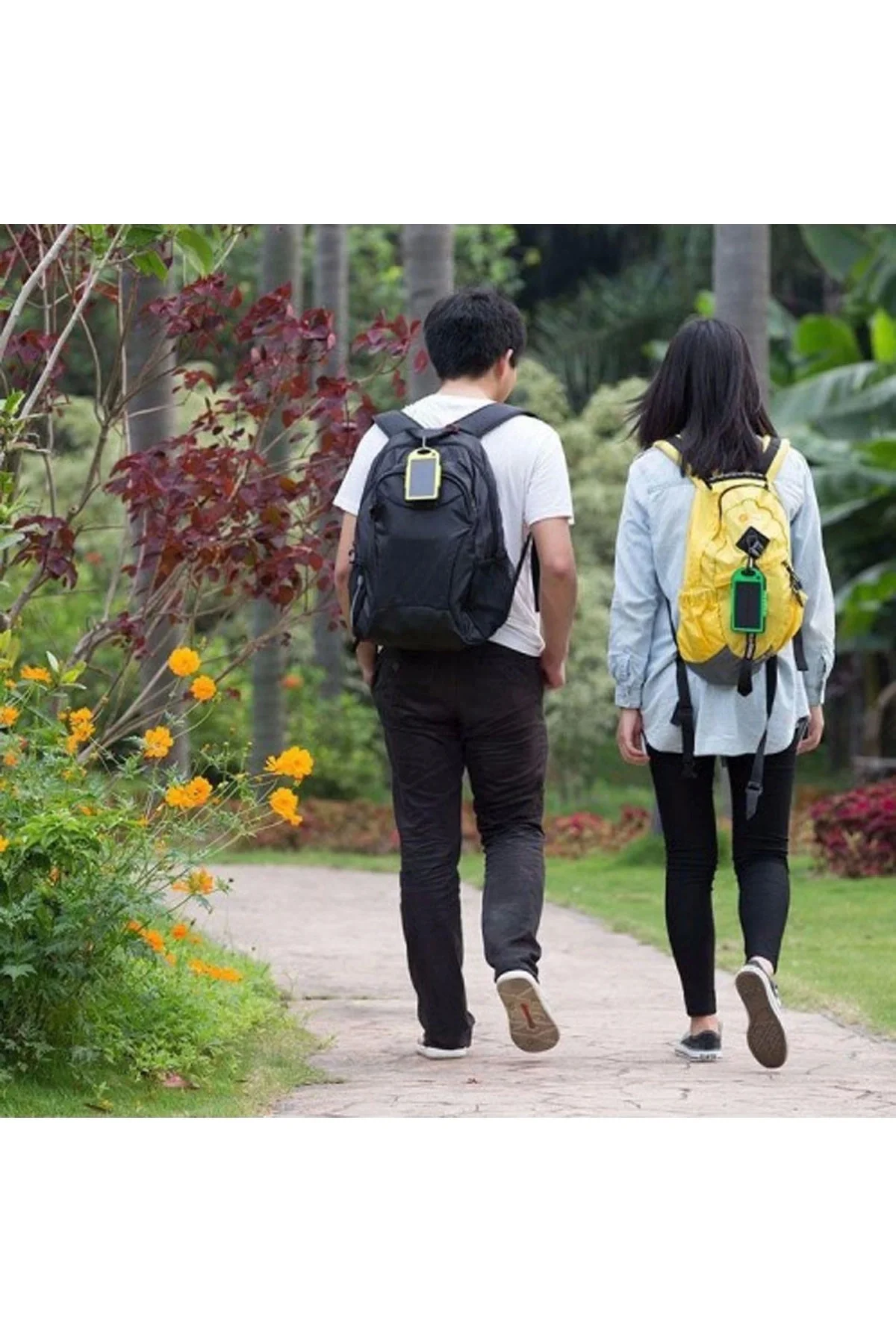 Güneş Enerjili Işıklı Solar Taşınabilir Usb Girişli Şarj Cihazı P