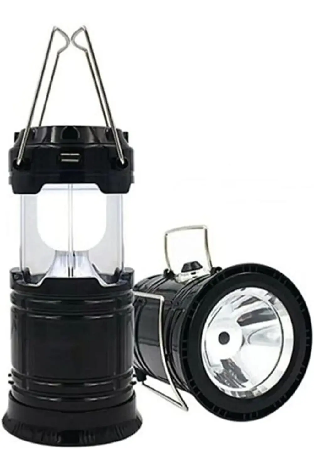 Güneş Enerjili Kamp Solar Şarjlı Işıldak Şarj Girişli 395519