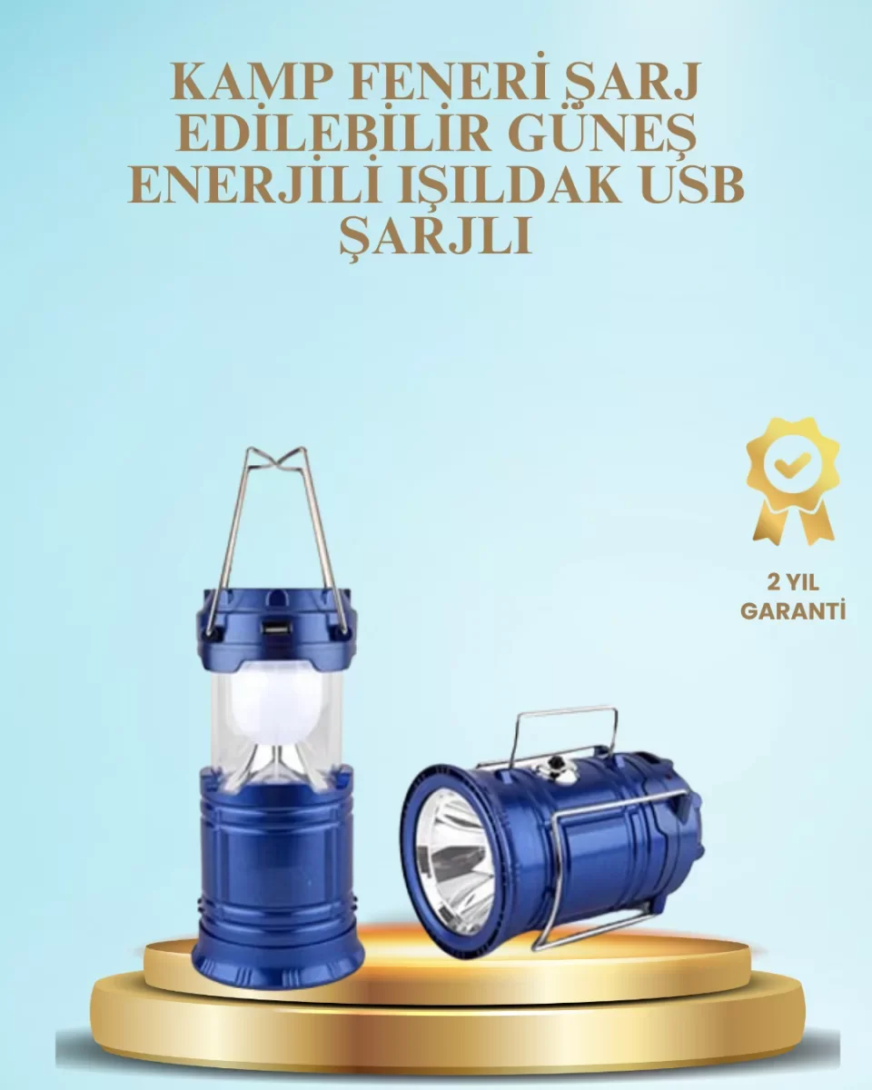 Güneş Enerjili Kızaklı Şarjlı Büyük Boy Kamp Feneri – USB Çıkışlı, Katlanabilir, Çok Fonksiyonlu - Lisinya Güneş Enerjili Kızaklı Şarjlı Büyük Boy Kamp Feneri – USB Çıkışlı, Katlanabilir, Çok Fonksiyonlu - Lisinya