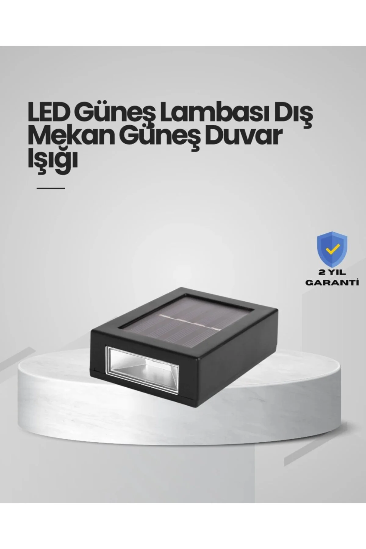 Güneş Enerjili Led Duvar Aydınlatması