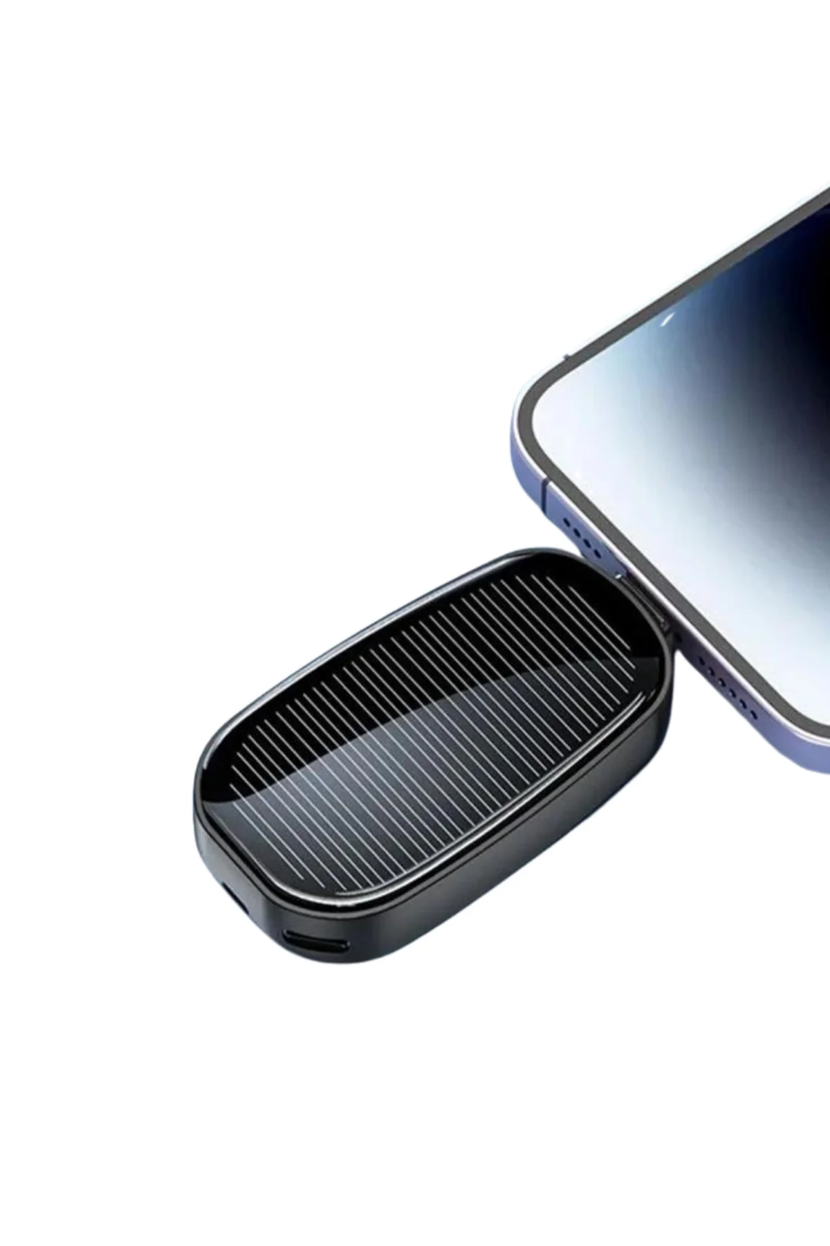 Güneş Enerjili Mini Powerbank 1200mAh Ultra İnce Taşınabilir - Li