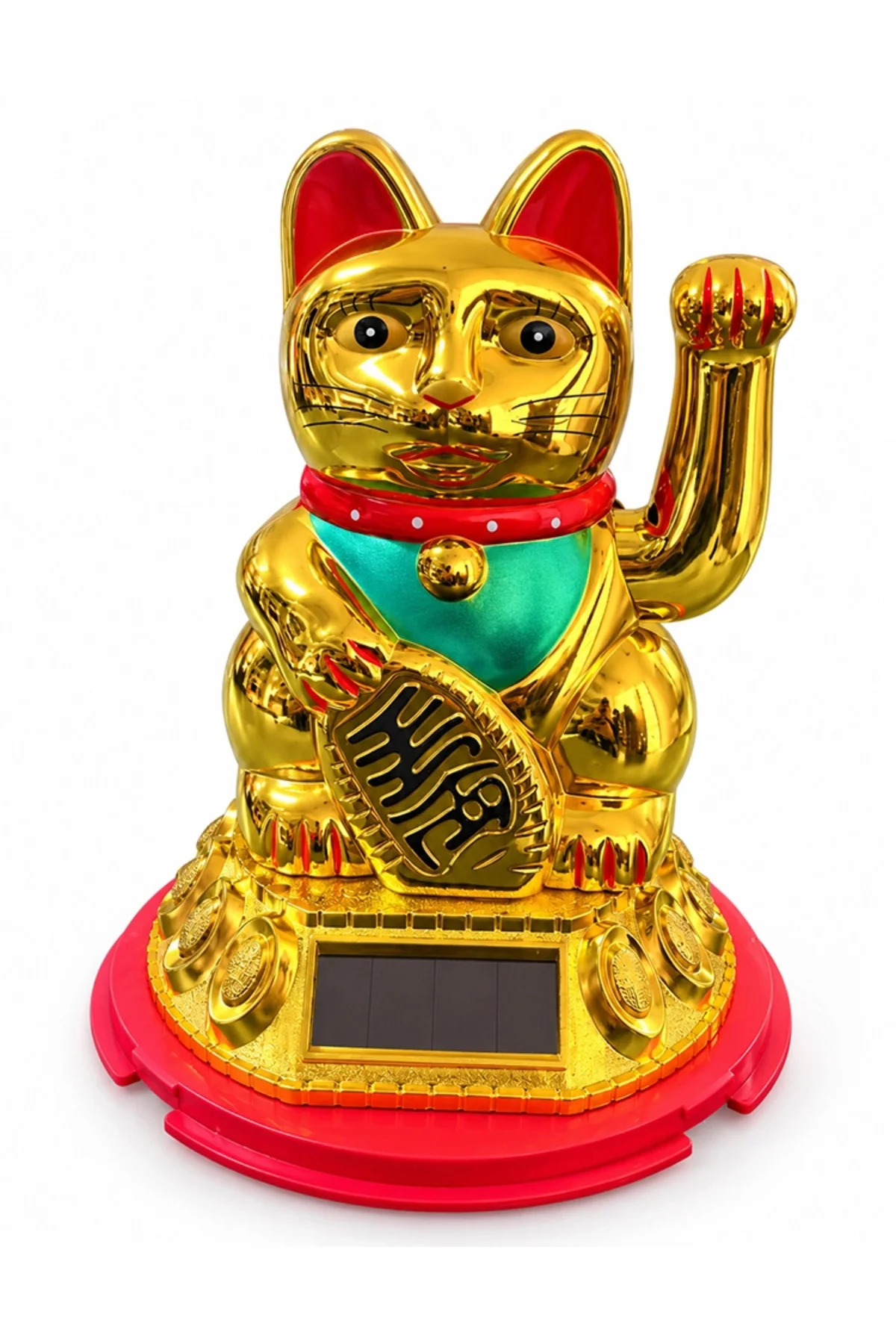 Güneş Enerjili Sallanan Şans Kedisi - Maneki Neko Alk6162 Güneş Enerjili Sallanan Şans Kedisi - Maneki Neko Alk6162