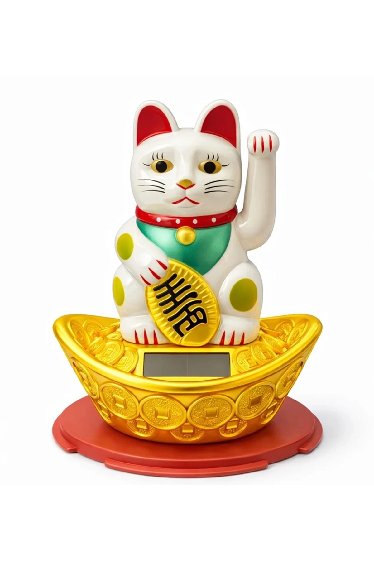Güneş Enerjili Sallanan Şans Kedisi - Maneki Neko Alk4522 Güneş Enerjili Sallanan Şans Kedisi - Maneki Neko Alk4522