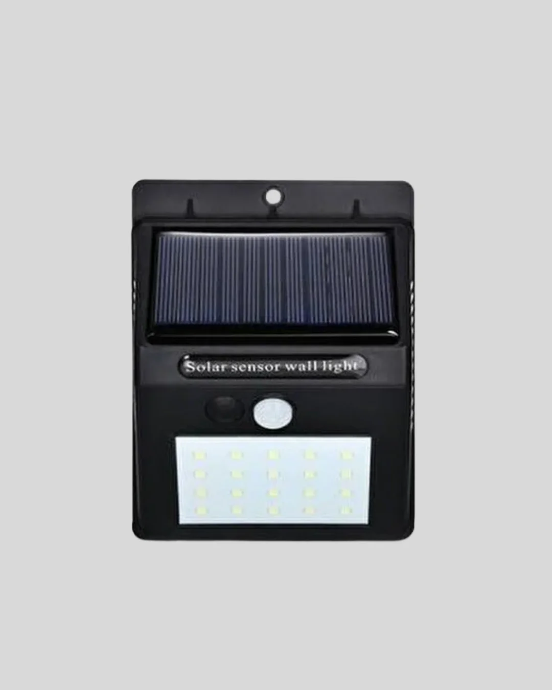 Güneş Enerjili Sensörlü Dış Mekan Duvar Lambası – 3 Modlu, 2200mAh Pil, 120° Algılama