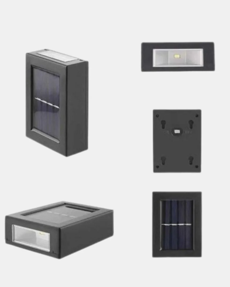 Güneş Enerjili Solar Aplik Dış Mekan Işığı - Kablo Tüketmeyen, Otomatik Açılıp Kapanan