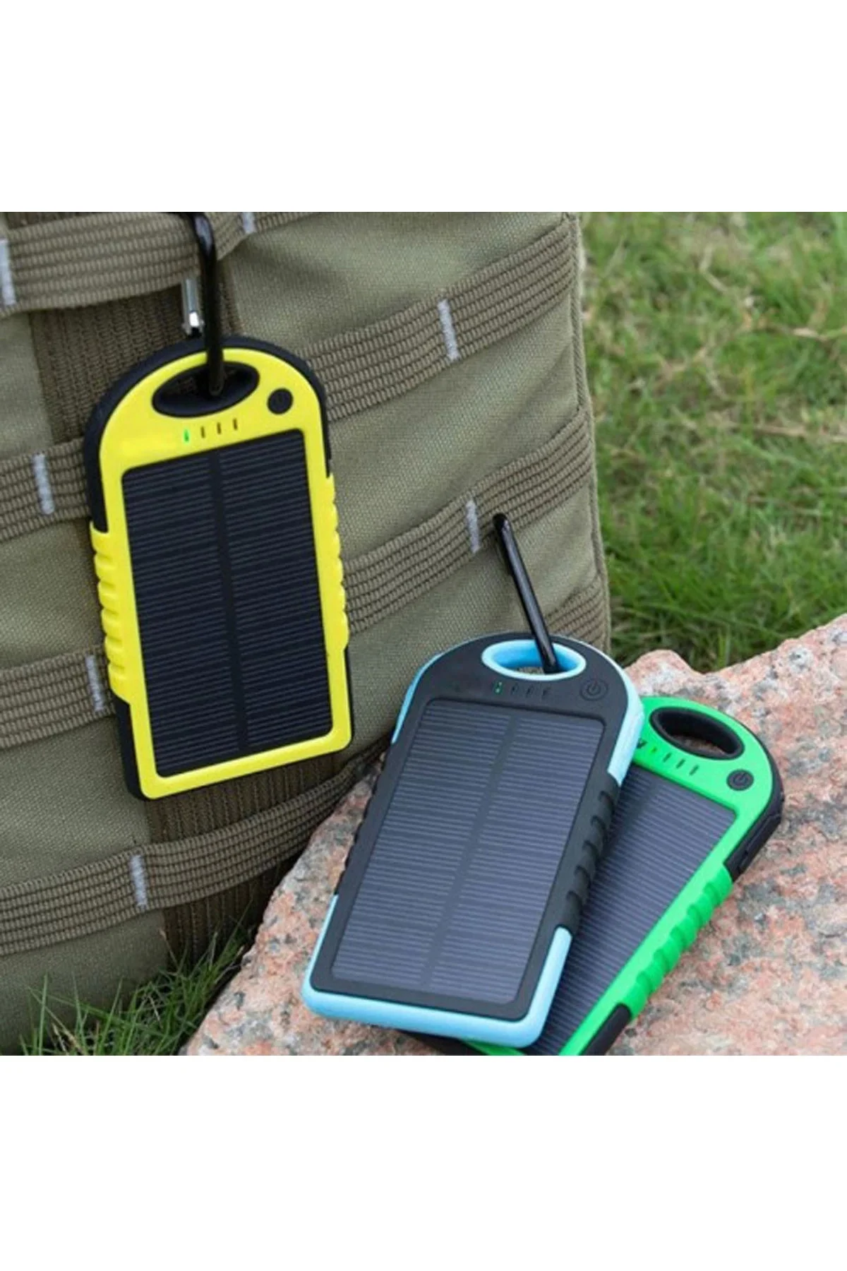 Güneş Enerjili Solar Powerbank 10000 Mah