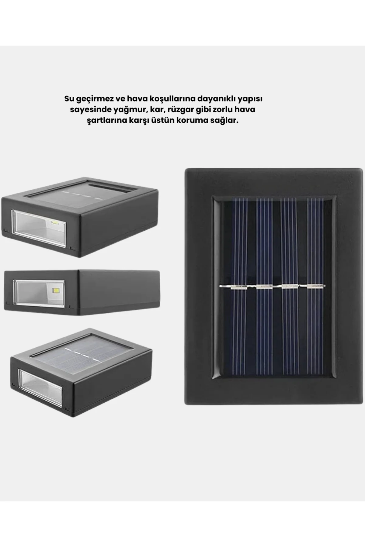 Güneş Enerjili Su Geçirmez Bahçe Apliği Uzun Ömürlü LED’li - Lisi