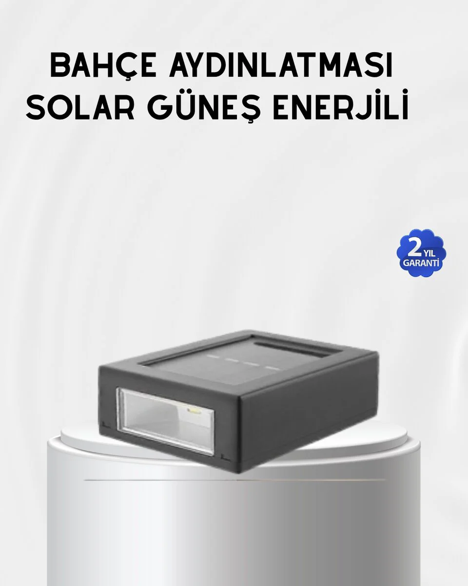 Güneş Enerjili Su Geçirmez Bahçe Apliği - Uzun Ömürlü LED Aydınlatma, Kablo Derdi Yok