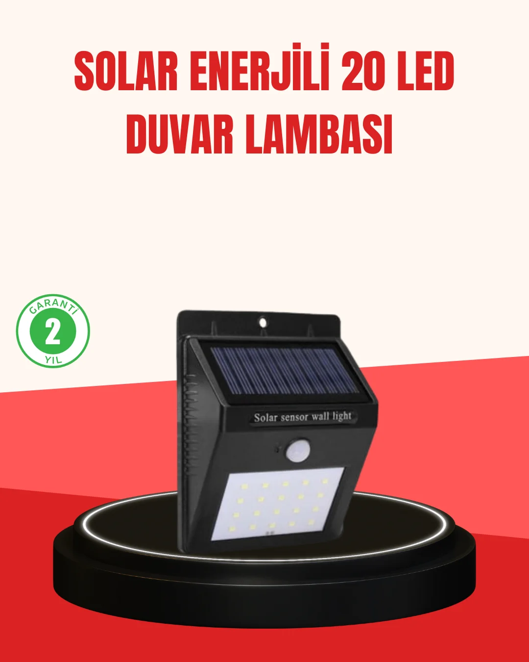 Güneş Enerjili Su Geçirmez Dış Mekan Aydınlatma Güneş Enerjili Su Geçirmez Dış Mekan Aydınlatma