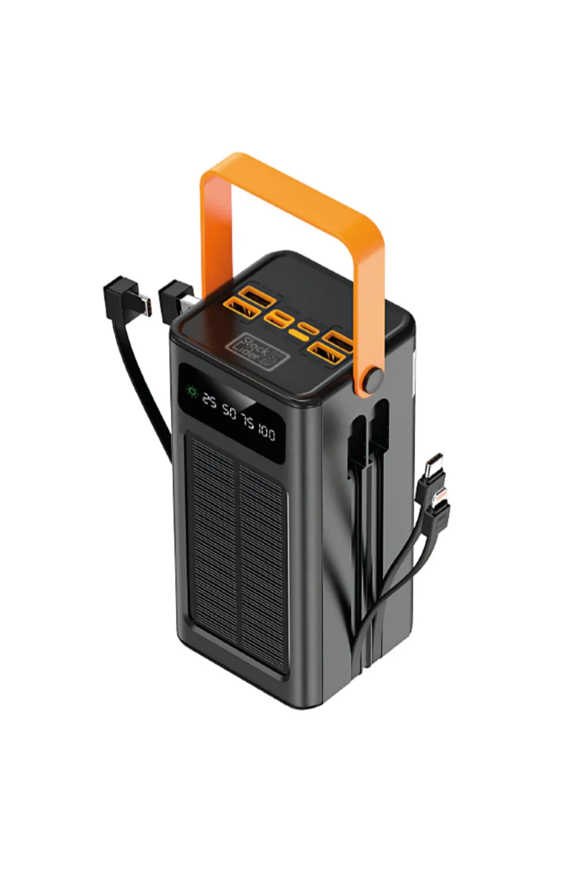 Güneş Enerjili Taşınabilir Powerbank Yüksek Kapasiteli Hızlı Şarj Özellikli