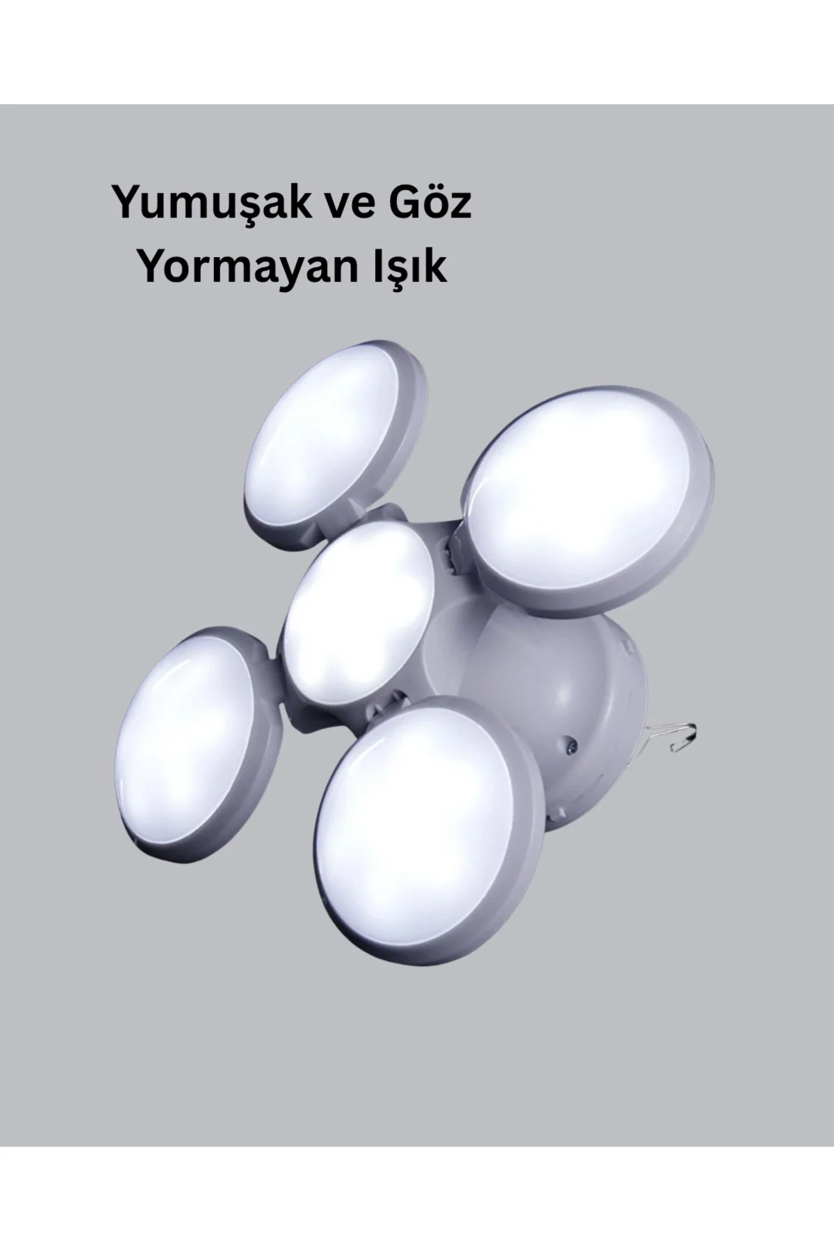 Güneş Enerjili ve USB Şarjlı LED Kamp Lambası – 5 Farklı Işık Mod