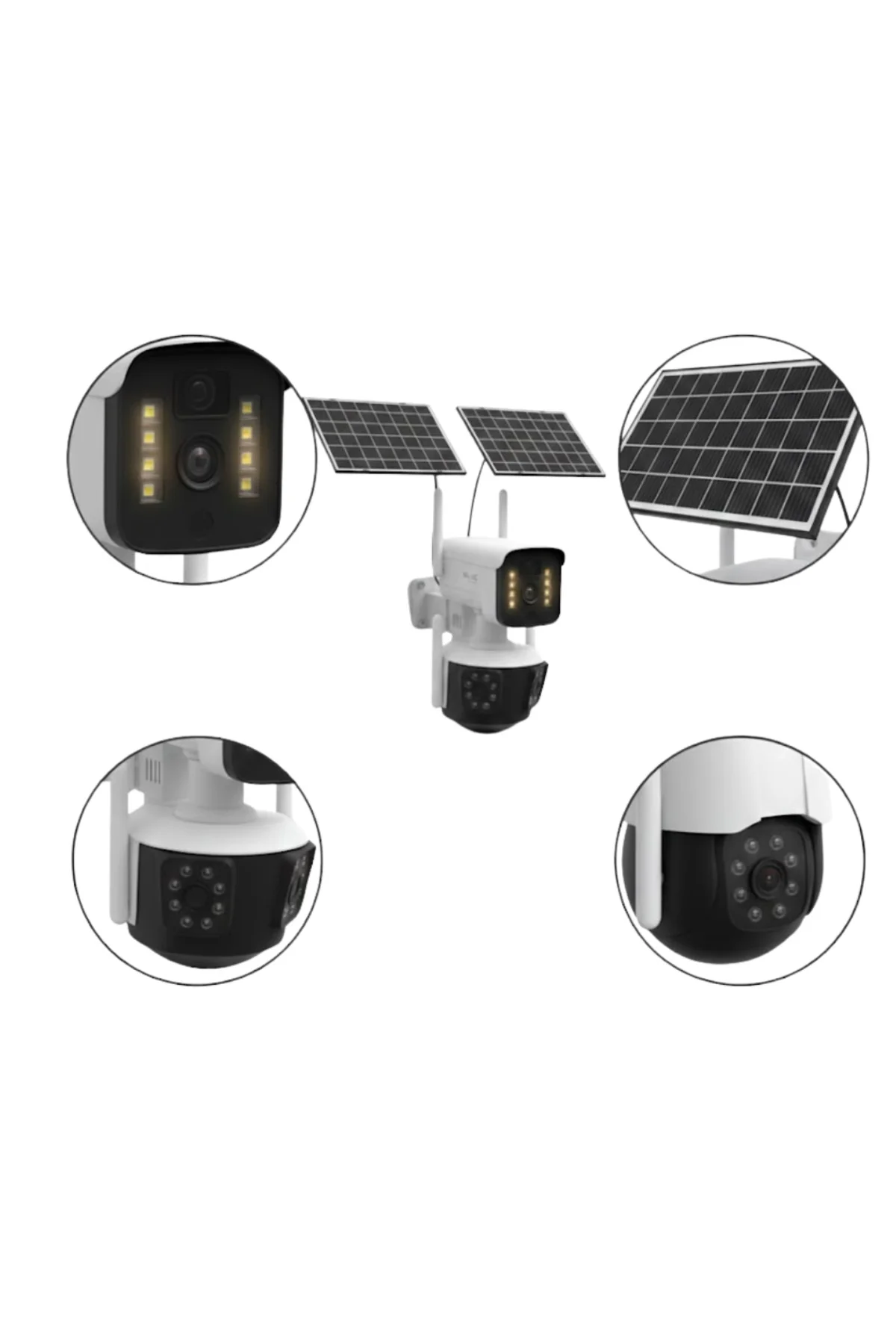 Güneş Enerjili Yayla Kamerası 4G SIM Kartlı 9MP Solar Güvenlik Kamerası 2 Yıl Garantili