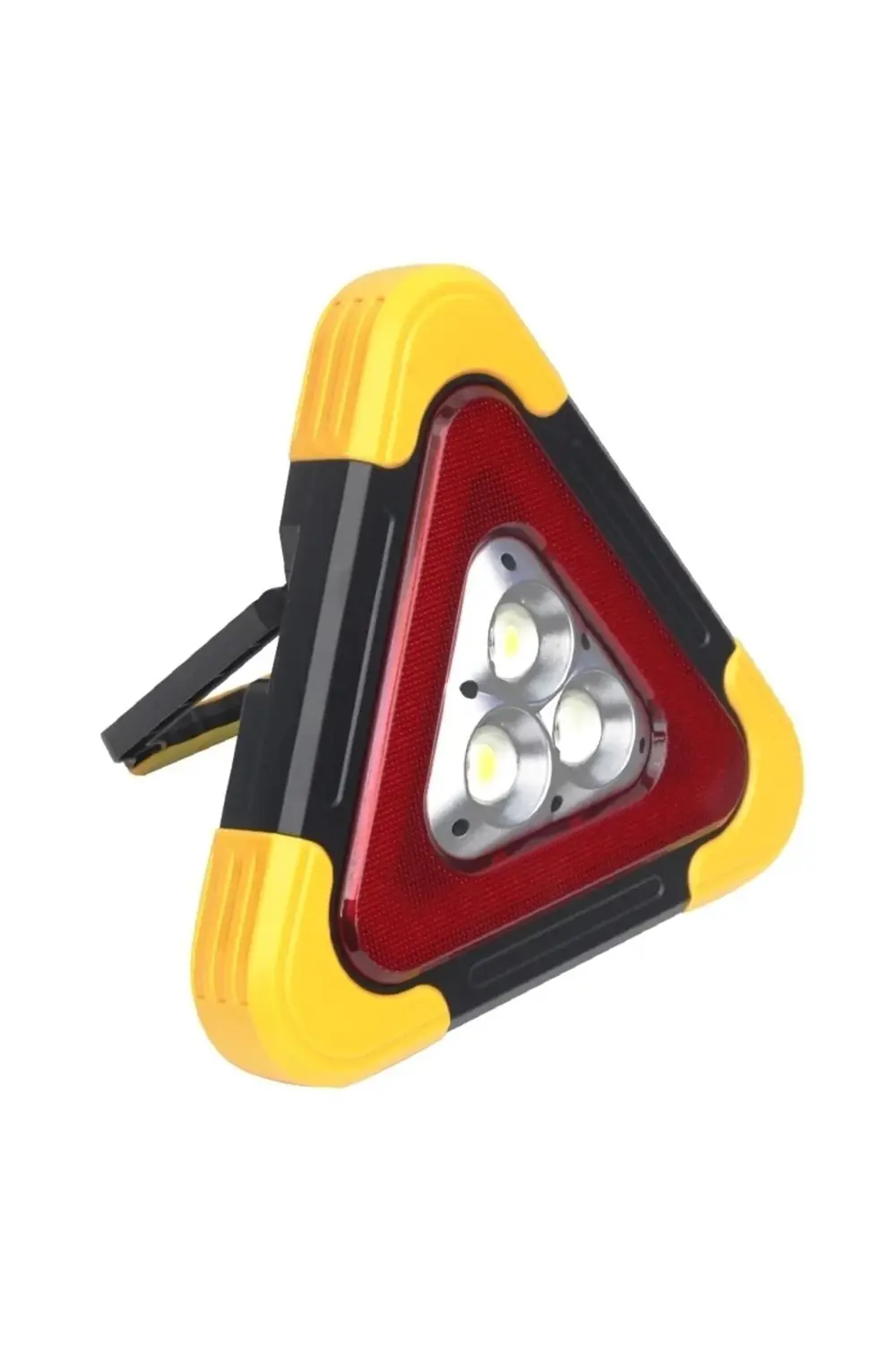 Güneş Enerjisi Şarjlı Led Işıklı Reflektör Kaza Arıza Trafik Lamb