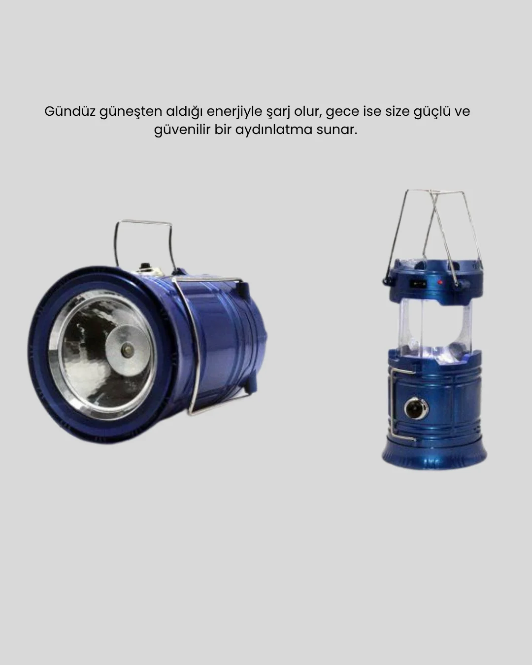 Güneş Enerjisiyle Çalışan Kamp Feneri Hafif Portatif Uzun Ömürlü Fiyatı, Yorumları ve Özellikleri