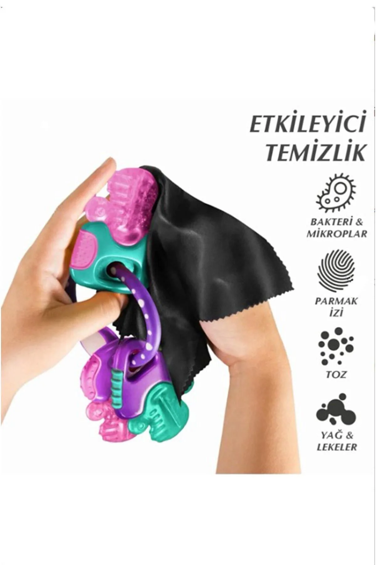 Güneş Gözlüğü Camı Temizleme Bezi 6 Adet 18x15 Cm