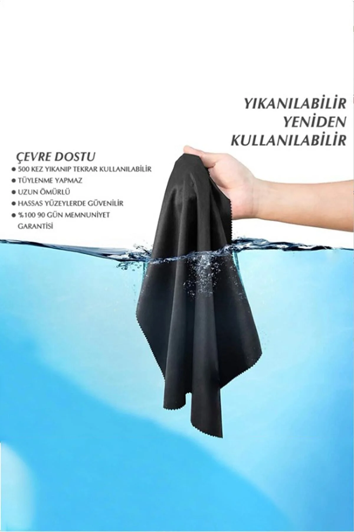 Güneş Gözlüğü Camı Temizleme Bezi 6 Adet 18x15 Cm