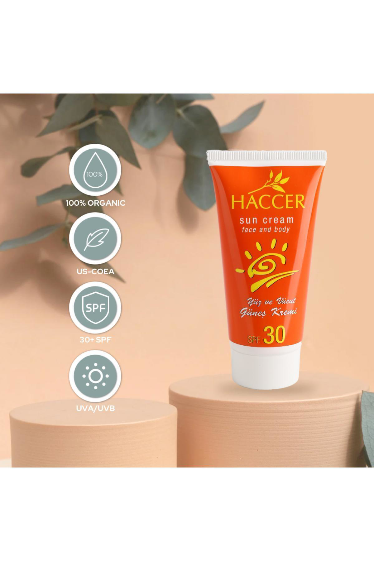 Haccer Güneş Koruyucu Krem 30 Spf 150Ml