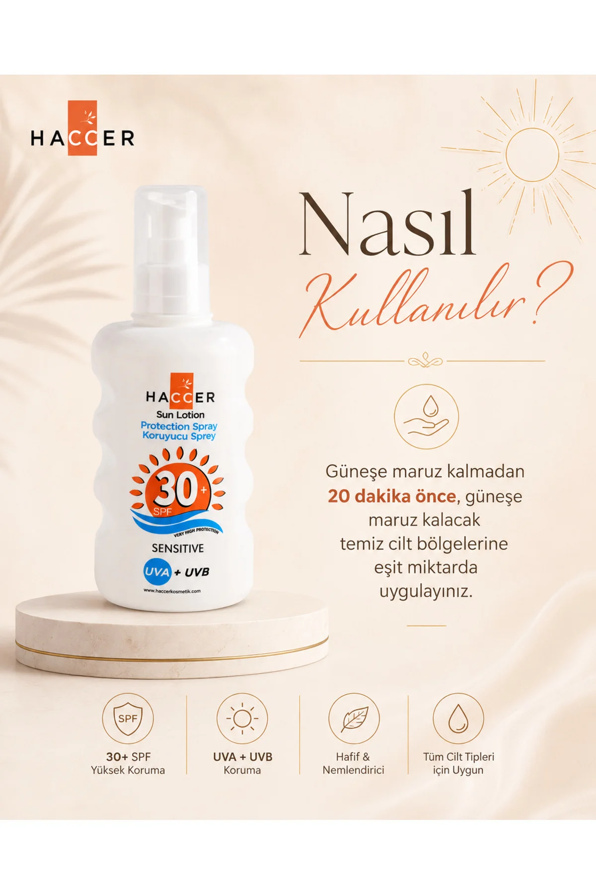 Güneş Koruyucu Losyon 30 + Spf 200 Ml