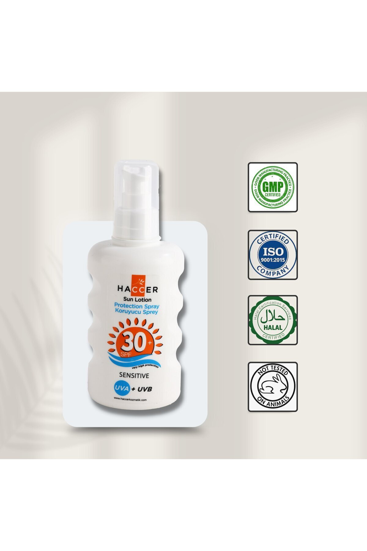 Haccer Güneş Koruyucu Losyon 30 + Spf 200 Ml