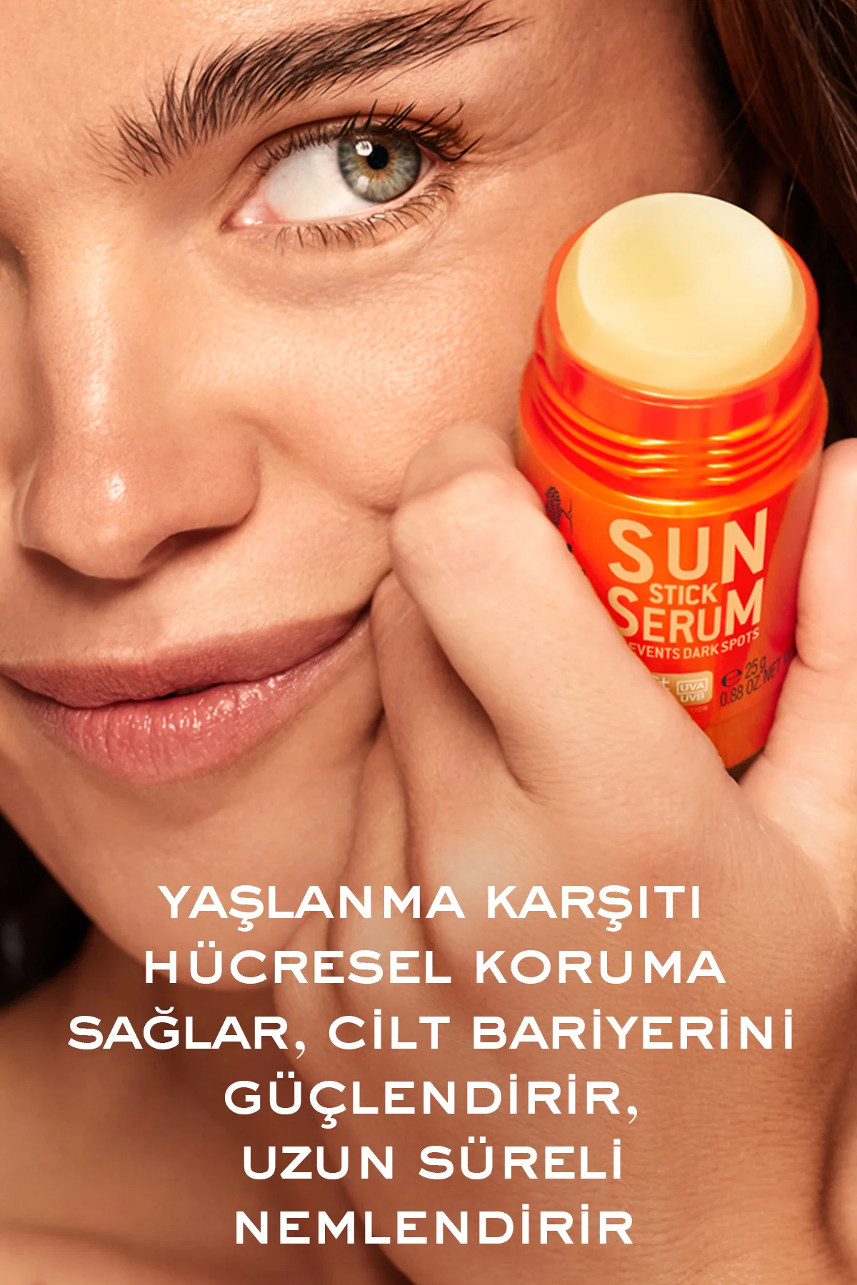 Güneş Koruyucu Stick Serum SPF50+ 25 GR