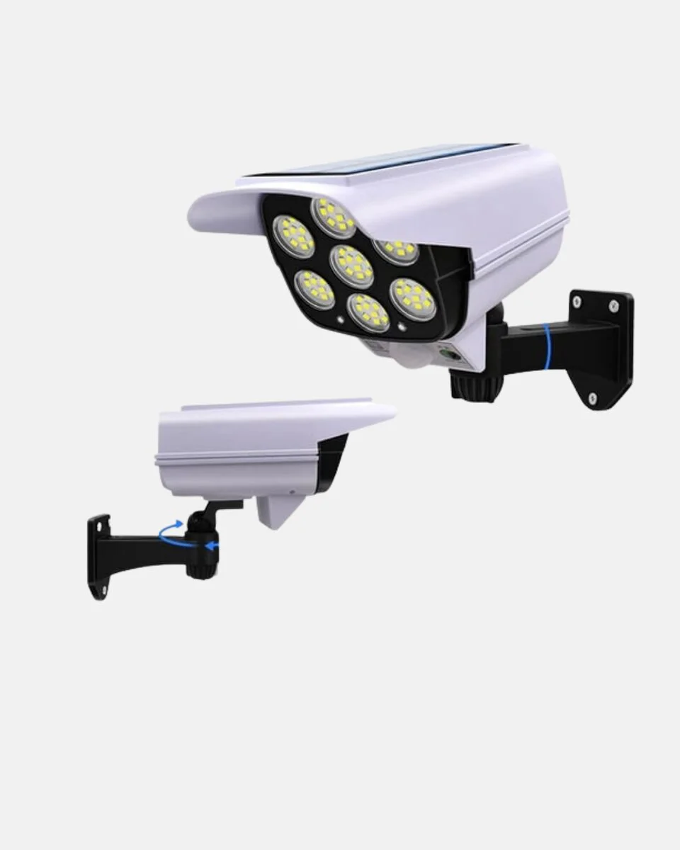 Güneş Paneli Hareket Sensörlü Dış Mekan Güvenlik Lambası - Ayarlanabilir IP66 Sertifikalı