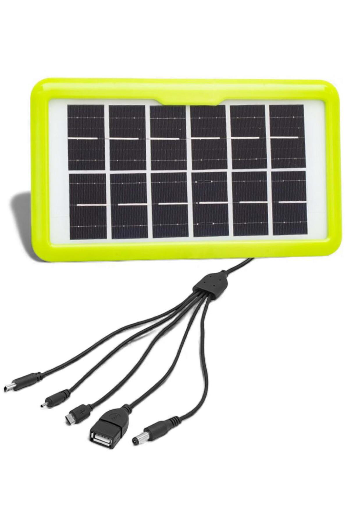 Güneş Panelli Cihaz Şarj Ünitesi – 6V 3.5W 0.58A Mini Solar Pane 