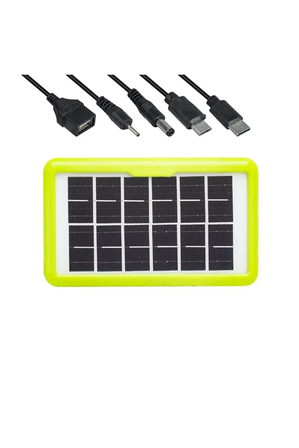 Güneş Panelli Cihaz Şarj Ünitesi – 6V 3.5W 0.58A Mini Solar Pane