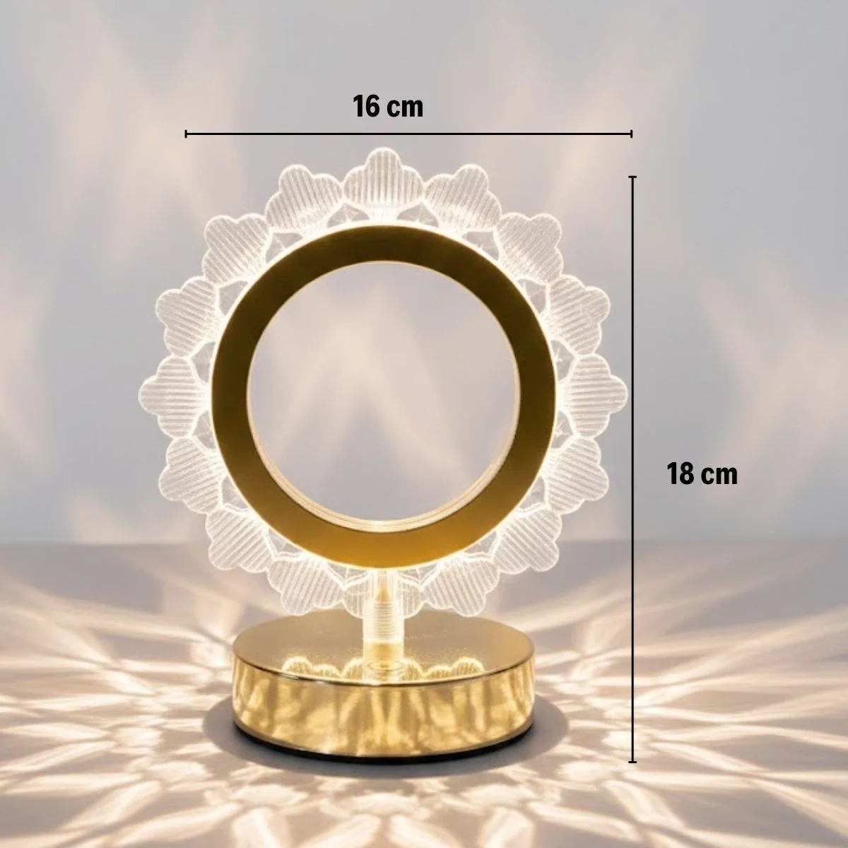Güneş Şeklinde Kristal Led Masa Lambası – Dokunmatik, 3 Renk Işık Modlu, Şarjlı Mini Dekoratif Gece Lambası Bx40 Fiyatı, Yorumları ve Özellikleri