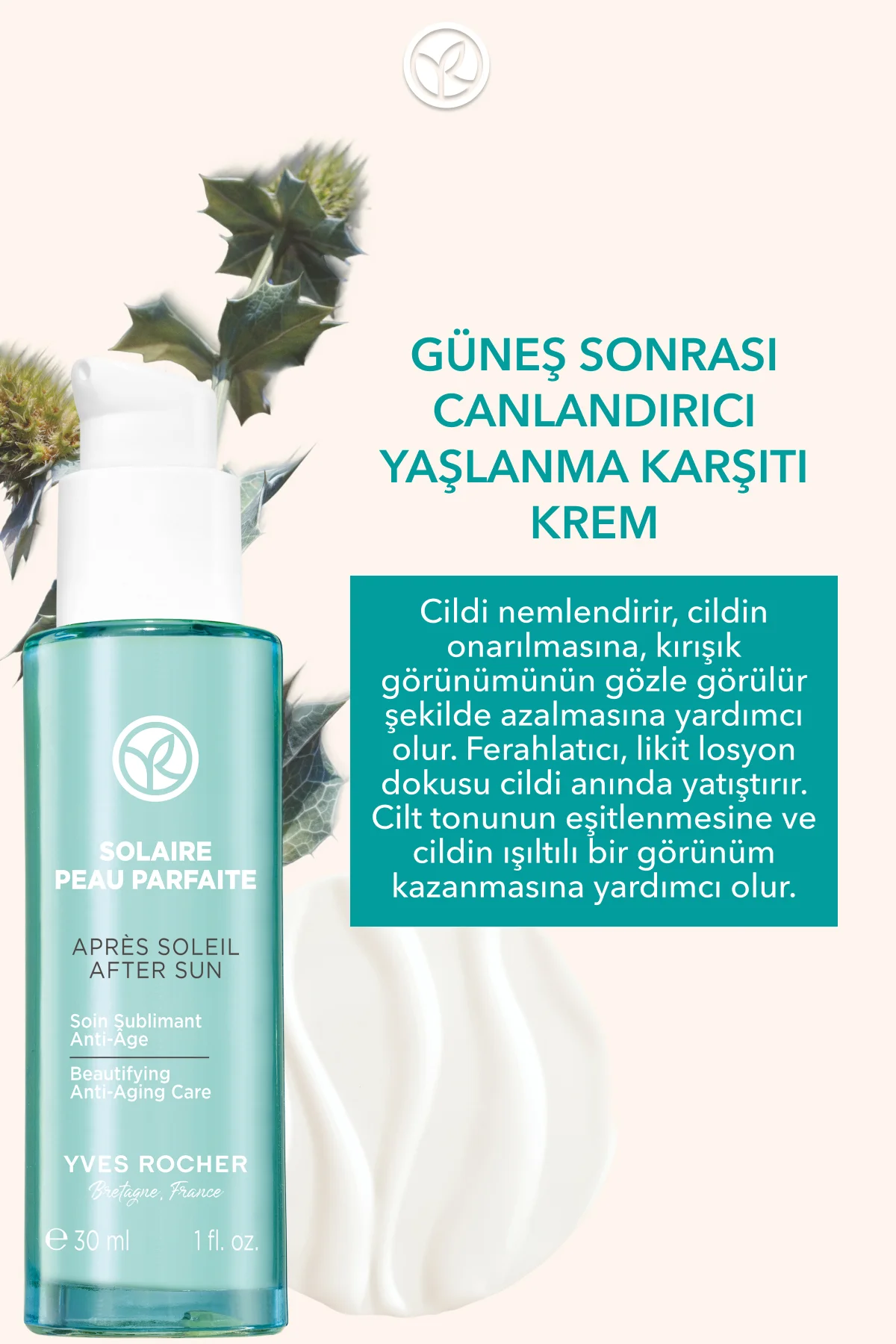 Güneş Sonrası Yaşlanma Karşıtı Yüz Kremi/solaire Peau Parfaite-30
