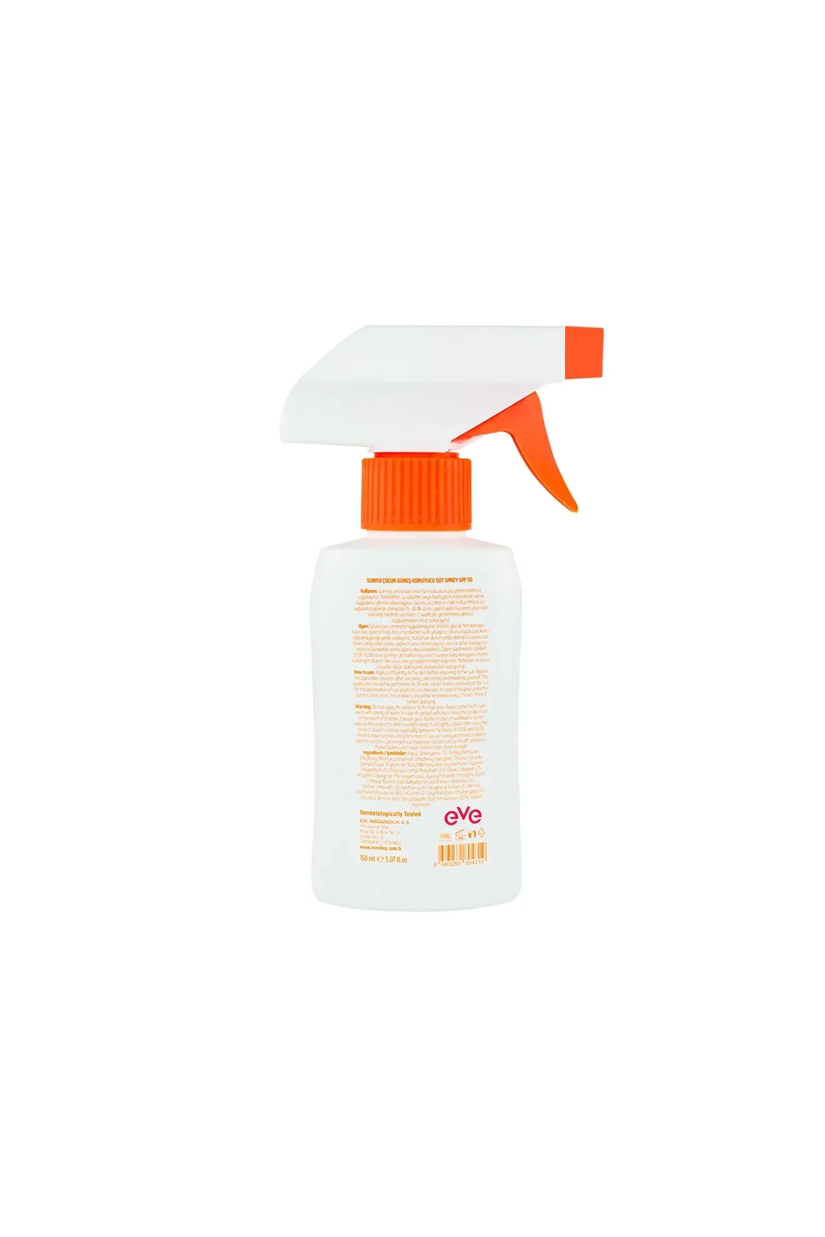 Güneş Spreyi Çocuk SPF 50 150 ml Güneş Spreyi Çocuk SPF 50 150 ml