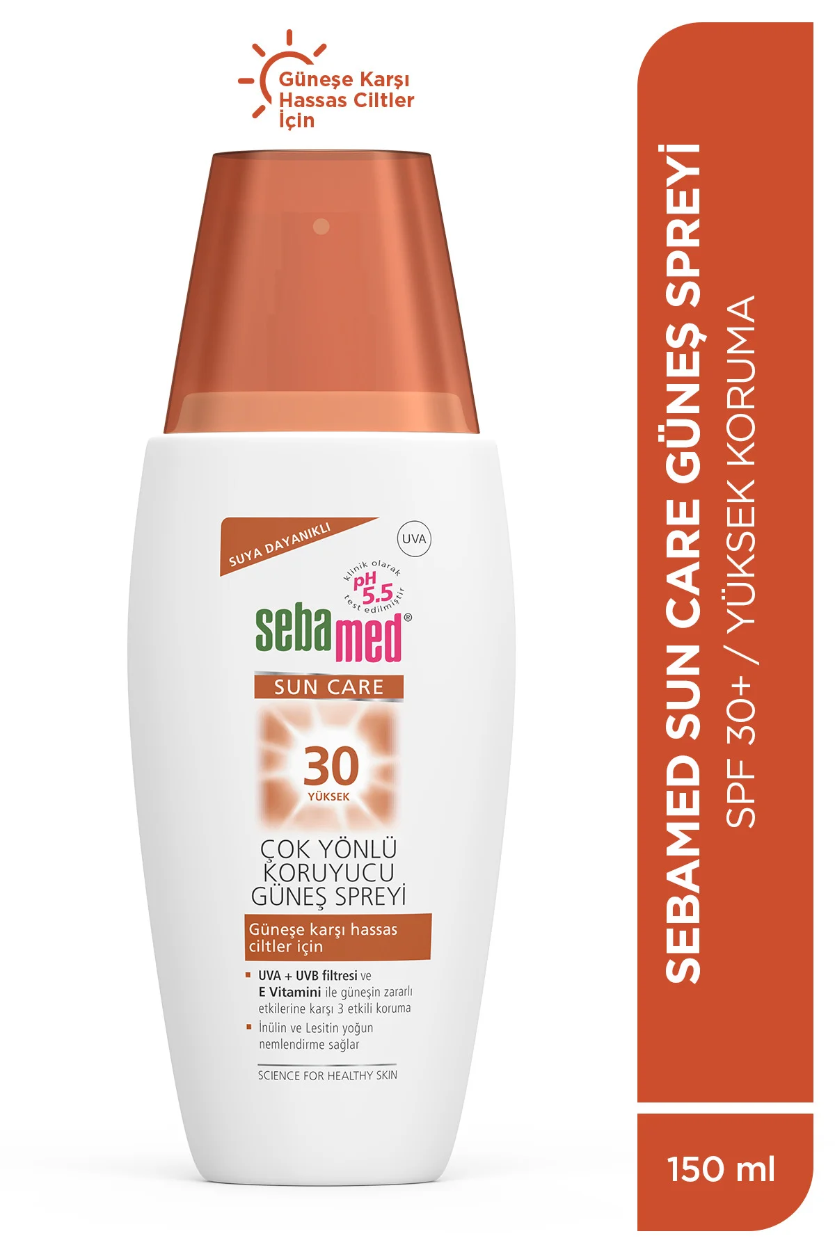 Güneş Spreyi SPF 30 150 ml UVA UVB Filtreli E Vitamini Üçlü Yüksek Koruma Çok Yönlü Yüz ve Vücut Güneş Spreyi SPF 30 150 ml UVA UVB Filtreli E Vitamini Üçlü Yüksek Koruma Çok Yönlü Yüz ve Vücut