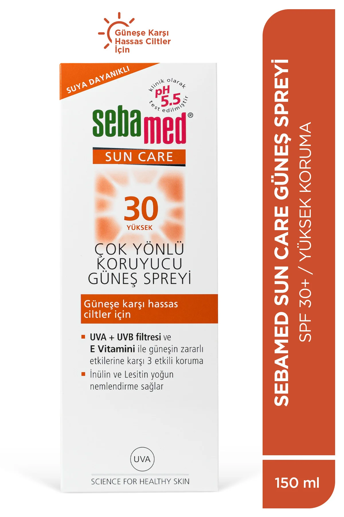 Güneş Spreyi SPF 30 150 ml UVA UVB Filtreli E Vitamini Üçlü Yüksek Koruma Çok Yönlü Yüz ve Vücut Güneş Spreyi SPF 30 150 ml UVA UVB Filtreli E Vitamini Üçlü Yüksek Koruma Çok Yönlü Yüz ve Vücut - Görsel 2